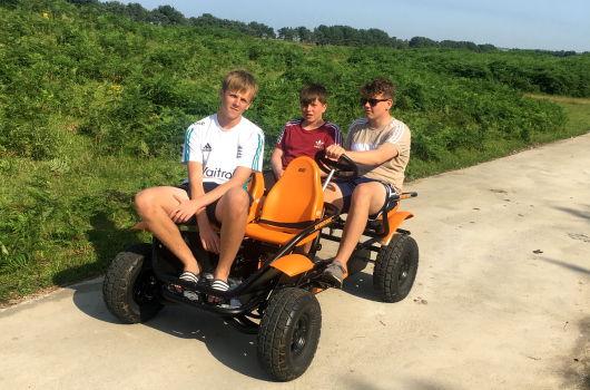 Pedal Car, Outchester & Ross Farm Holiday Cottages, Northumberland Pedal Car