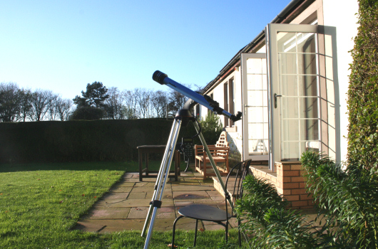 Telescopes for hire, Outchester & Ross Farm Cottages, Northumberland Telescope